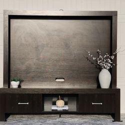 Wooden Entertainment Center 2 piece
