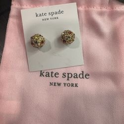 Kate Spade Gold Earrings 