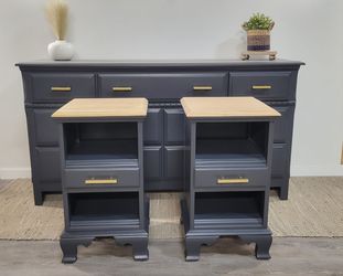 Vintage Maple Nightstands