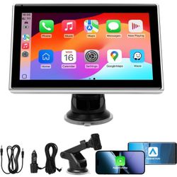 7" Portable Wireless CarPlay Screen