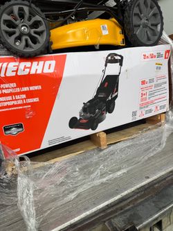 ECHO 21 in. 190 cc Briggs and Stratton Gas 3-in-1 Dual Blade RWD Self-Propelled Lawn Mower with Single Lever Deck Adjustment