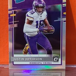 2020 Donruss Optic Justin Jefferson Holo
