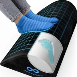 NEW! Everlasting Comfort Memory Foam Foot Rest or Rocker, Black, 17x5x10