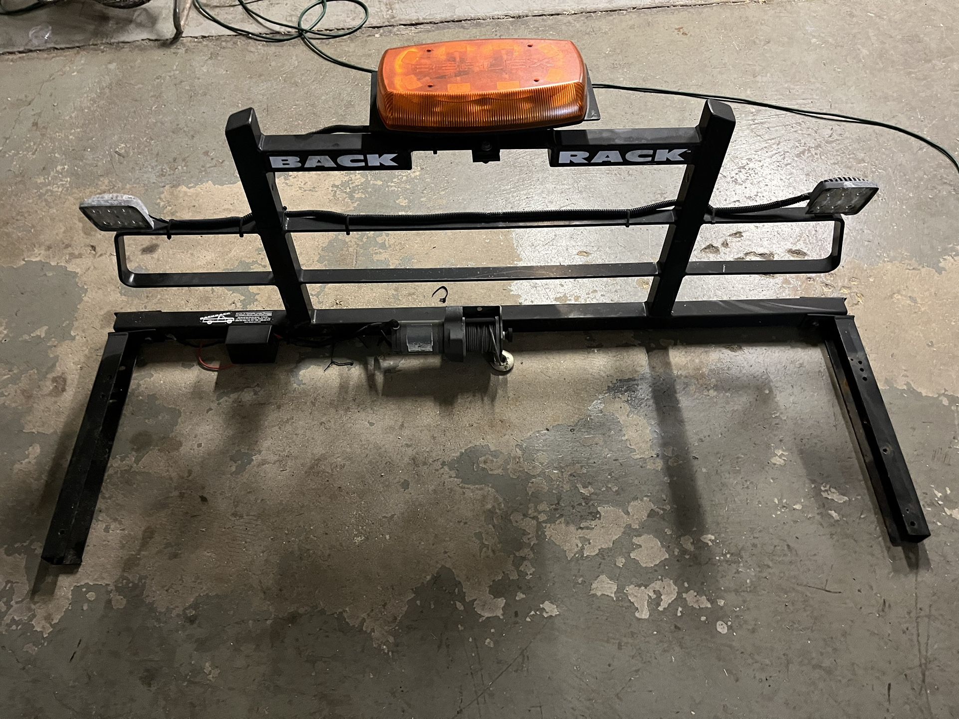 Back Rack W/winch