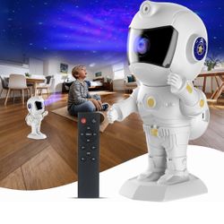 Astronaut Galaxy Star Projector Night Light for Ceiling Bedroom Starlight Space Nebula Sky Star Lamp Projector with Timer Remote Christma Birthday