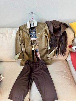 Kids Jack Sparrow Pirates of the Caribbean Costume Set