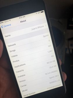 Sprint iPhone 6 64gb