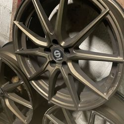 Sparco Drs Wheels In Satin Bronze 5x100 18x8