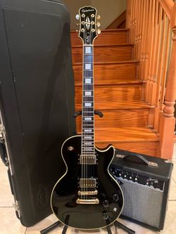 Epiphone Les Paul Custom Pro w/ Hardshell Case Fender Amp