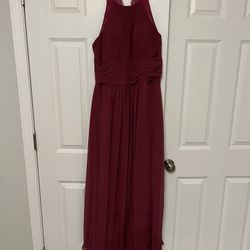 Burgundy Dress