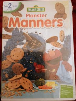 Sesame Street's MONSTER MANNERS (DVD-2014) NEW