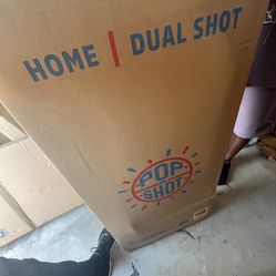 Pop-A-Shot - Dual Shot Sport | Arcade Basketball Game for Home | Paddle Scoring Hoop, 10 Game Modes, 4 Balls | Foldable for Easy Storage | Fun for All