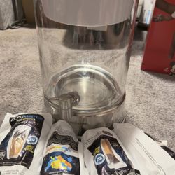 Zero Water Glass Pitcher With 4 Filters 