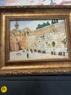 The Western Wall art piece