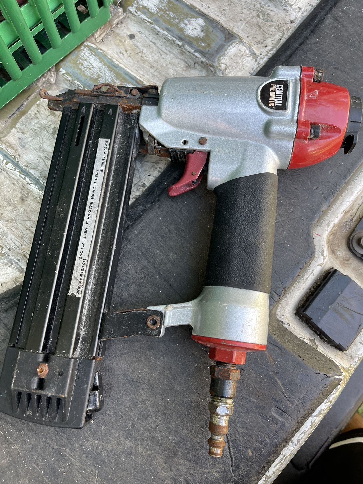 Central Pneumatic 18G. “ As Is “