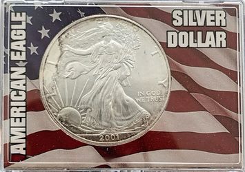 2001 Silver Eagle Dollar
