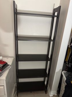 Black Ladder Bookshelf 5-Tier