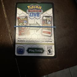Pokemon TCG Unused Code Cards 