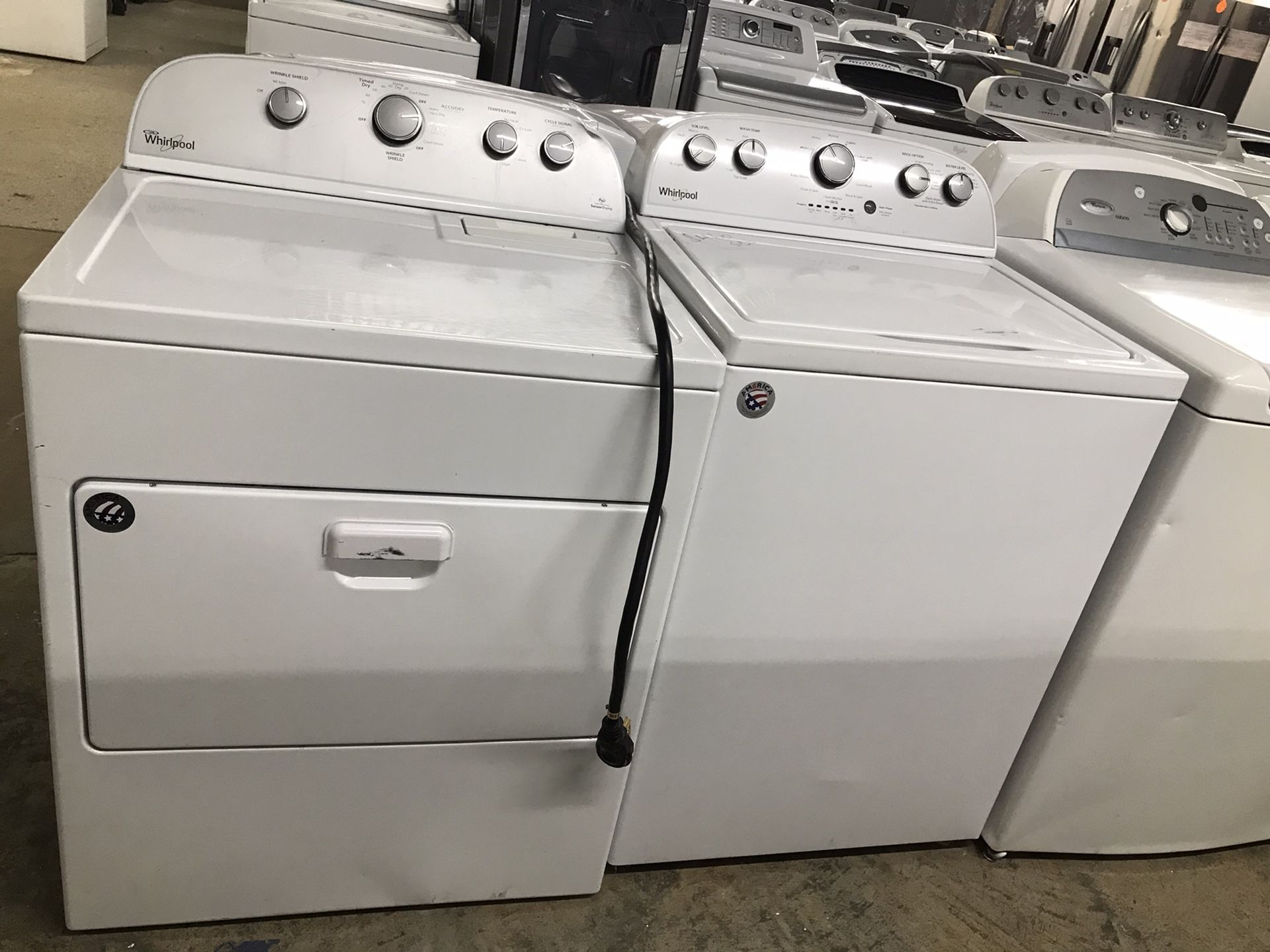 Whirlpool washer & dryer set