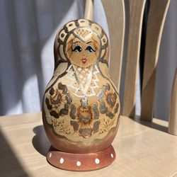 Nesting Dolls From Europe Wood