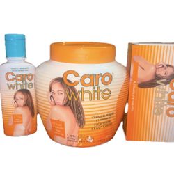 Caro White Complete Skin Care Set – Lotion, Cream, Soap & Oil with Carrot Oil – Brightening & Moisturizing Formula