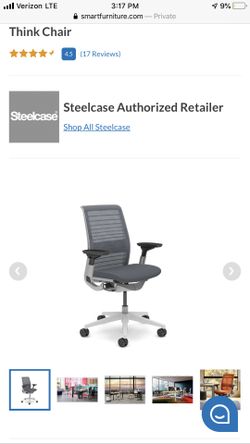 Steel case office chairs (delivery available)