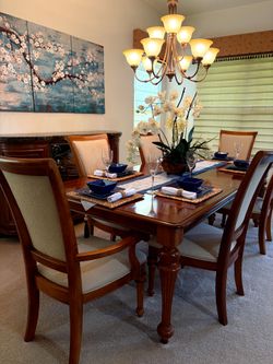 DINING ROOM SET AND BUFFET