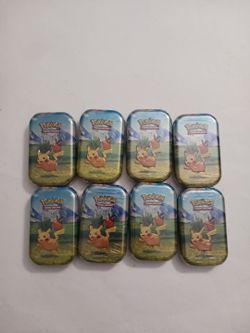 (LOT OF 8) Pokemon TCG Mega Evolutions Ascended Heroes Mini Tins Set NEW SEALED!