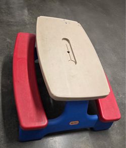Foldable kids picnic table