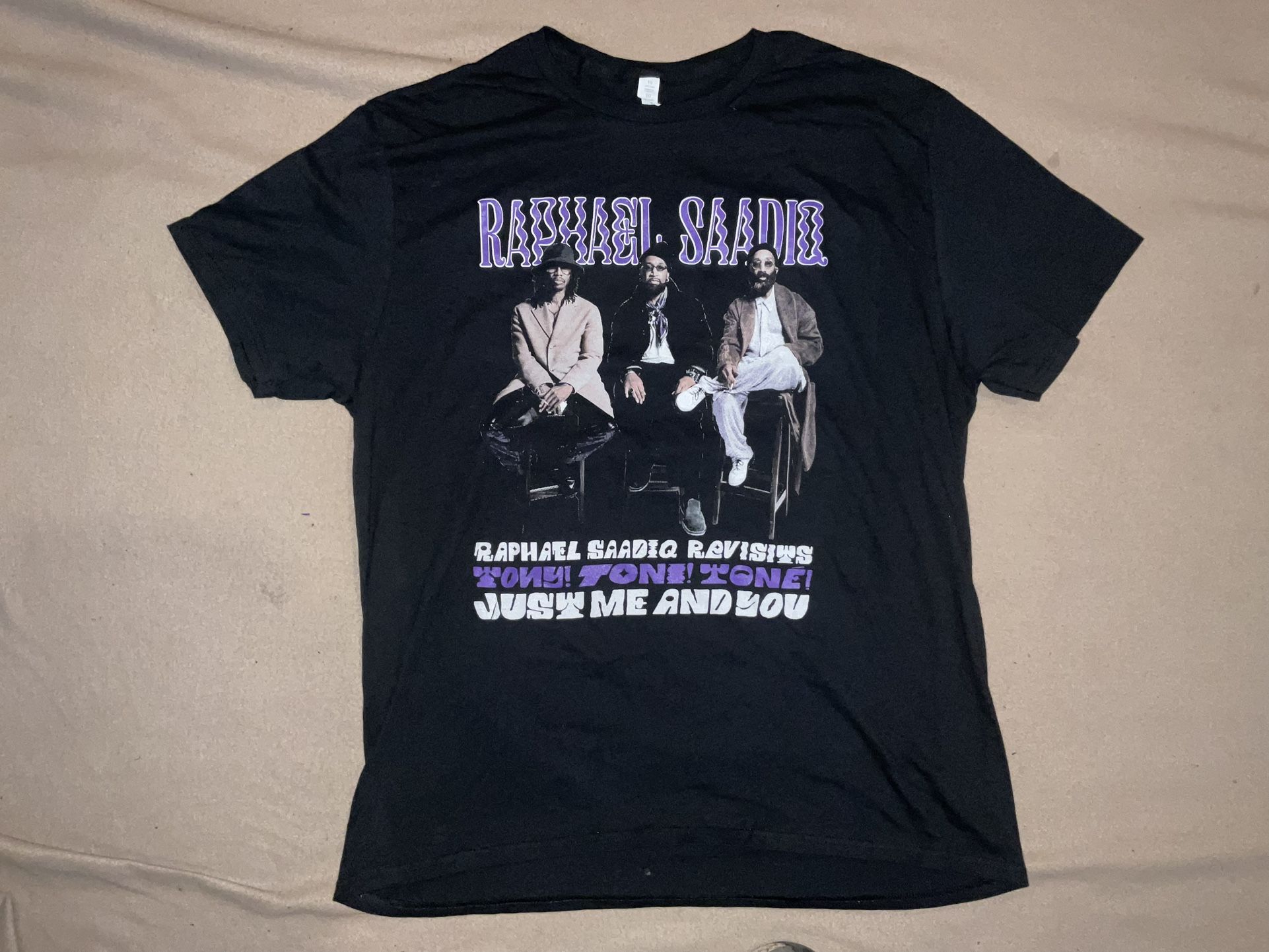 Tony Toni Tone Concert T-shirt Raphael Saadiq Just Me And You Tour Shirt Adult Size XL