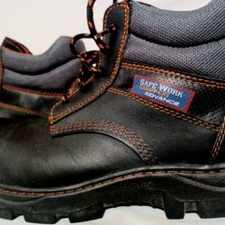 Black Steel-toe Size 11 Work Boots