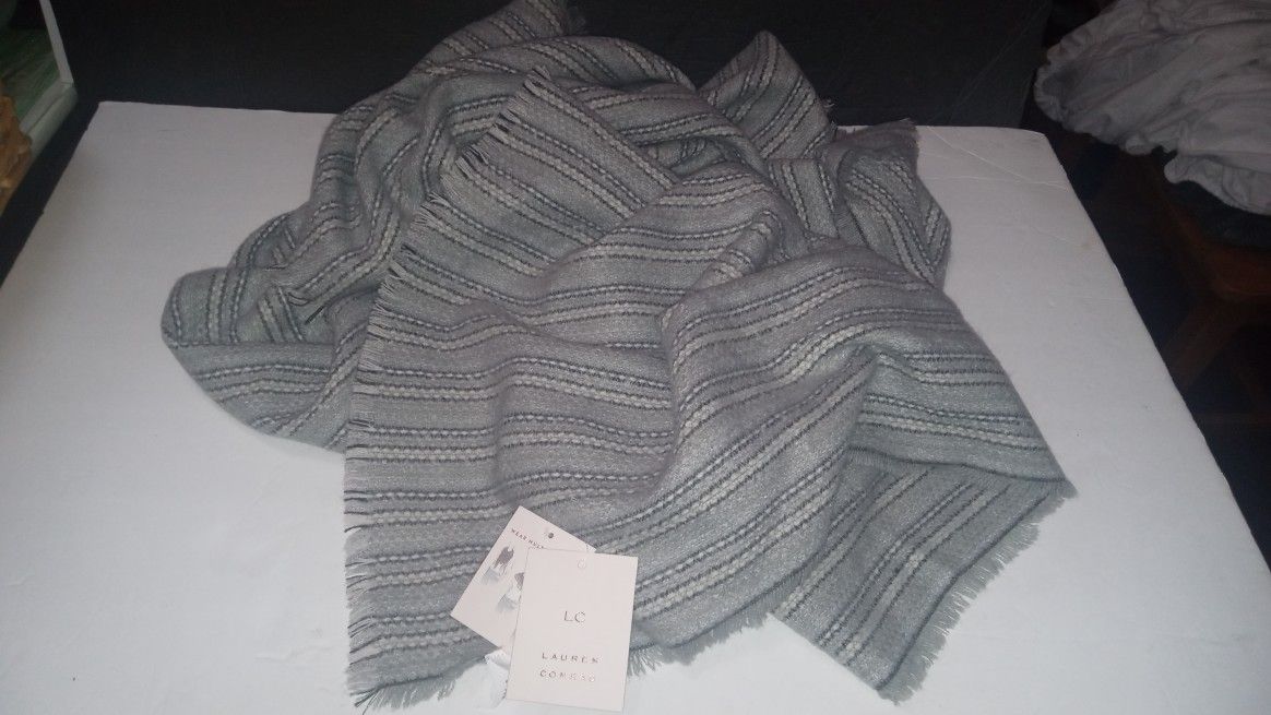 *LAUREN CONRAD OVERSIZED SCARF SHAWL 50"x 50" NEW WITH TAGS*