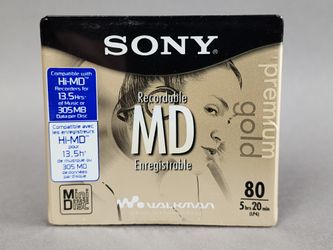 NEW SONY Premium Gold 80 Mini Disc