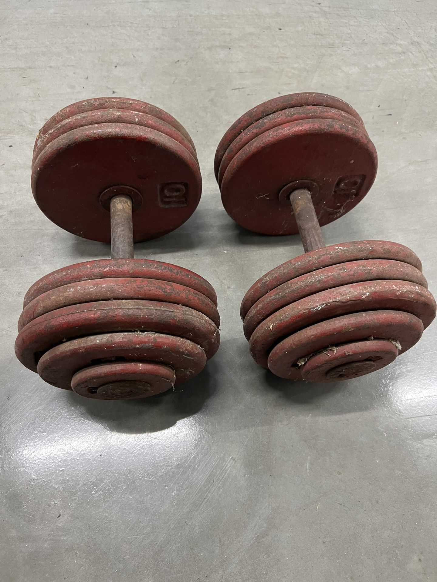 Dumbbell Set 75lbs Each
