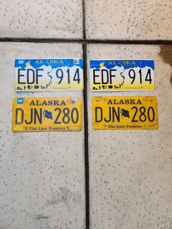 Alaska license plates