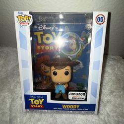 Funko Pop VHS Covers Toy Story Woody #05 Exclusive Holding Binoculars In a POP!