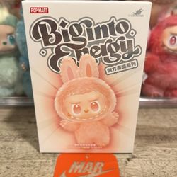 Labubu Big Into Energy The Monsters  HAPPINESS  Purchased from Popmart POP NOW 100% Authentic - Able to Verify  Brand New and Sealed/Unopened Long Bea