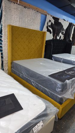 New Queen bed frame with mattress box $549🔥🔥🔥