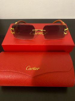 Purple Cartier Sunglasses