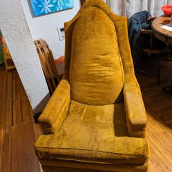 Mid Century Chair Original Aupostery 