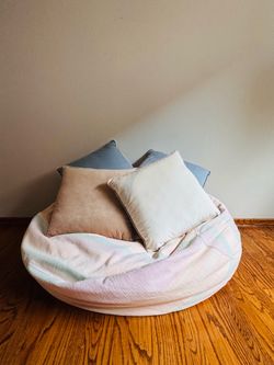 Pottery Barn Bean Bag Insert with Sleeve and Cushions