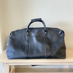William Grant & Sons Leather Duffle Bag 