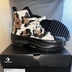 Converse Chunky Hike Leopard Glitter Shoe