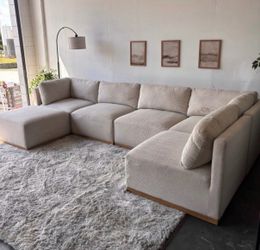 Large Modular Sectional Sofa with Chaise