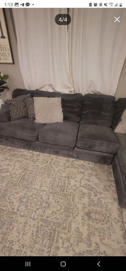Grey sectional