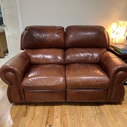 Genuine Leather Couch