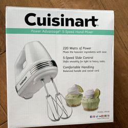 Cuisinart Hand Mixer – 5 Speed (Like New) 