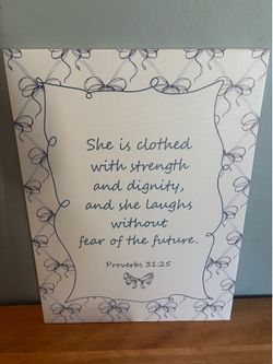 Set of 3 Religious Canvas Wall Art-$10 each or the set for $25
