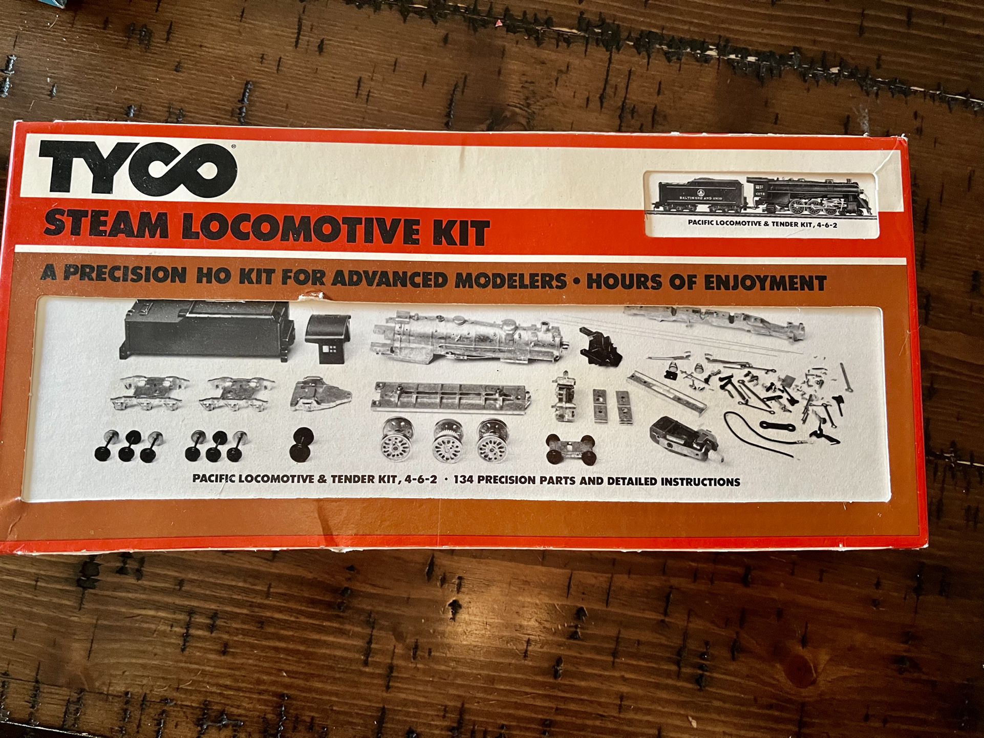 Tyco Steam Locomotive Kit Train