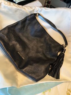 Michael Kors Black Leather Shoulder Bag